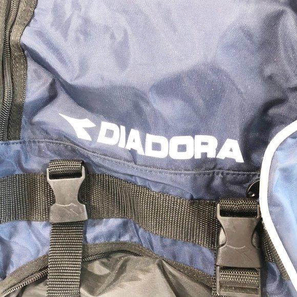 Diadora Bags Diadora Blue Black Squadra Ii Soccer Backpack Bag